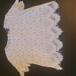 Forever 21 White Lace Top
